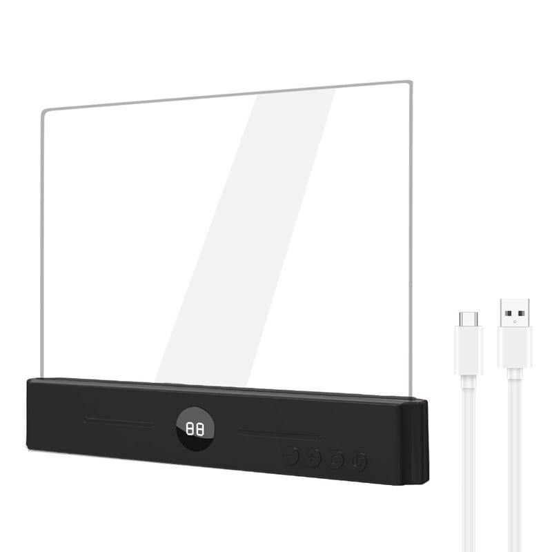 📖 LED Panel Reading Light with 3 Colours & Timer — Flat Book Light for Bedside Reading | Stepless Dimming | Eye-Caring Design