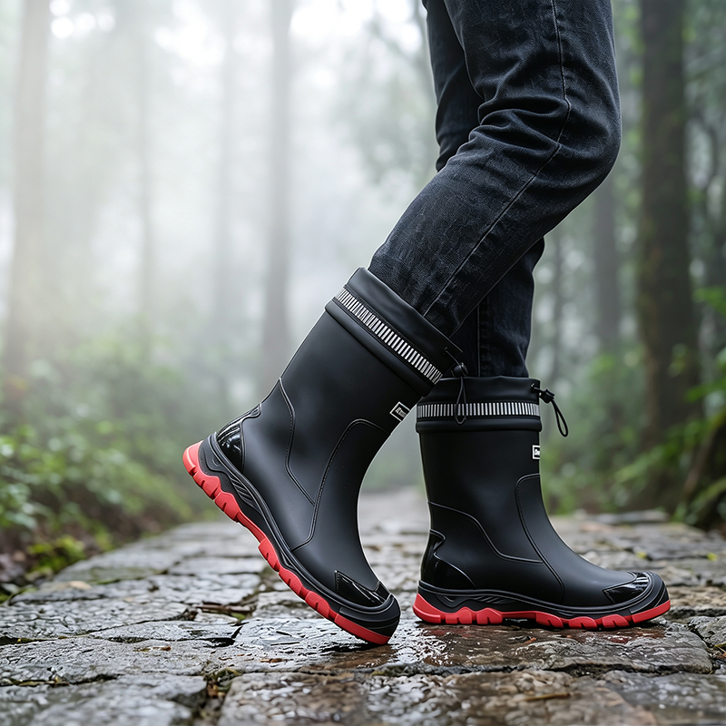 ⏳Limited-time 50% off⏰Unisex Mid-Calf Waterproof Rain Boots🌧️👢