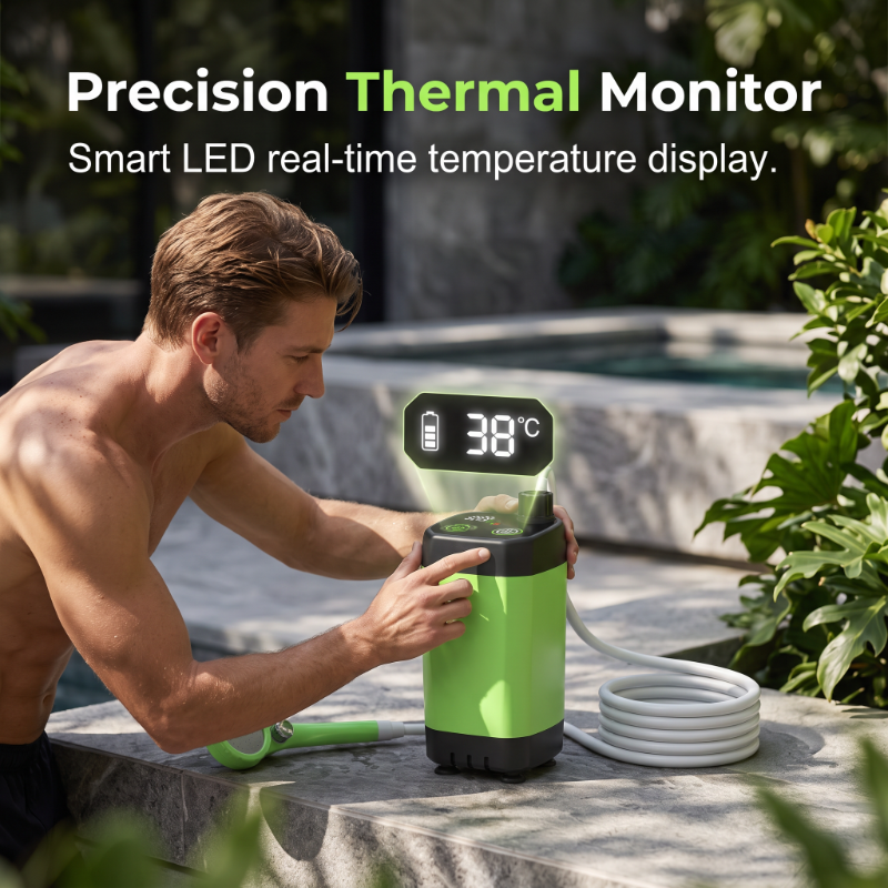 🎁2026 New Arrivals 50% OFF💥Portable Camping Shower with Rechargeable Pump