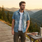 🏖️ Summer Casual Shirt — Lightweight Denim