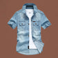 🏖️ Summer Casual Shirt — Lightweight Denim