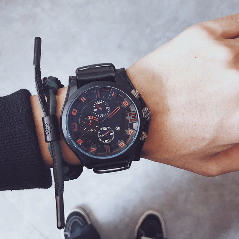 📢📢50% OFF !! ⏰Men's Casual Large Dial Quartz Watch