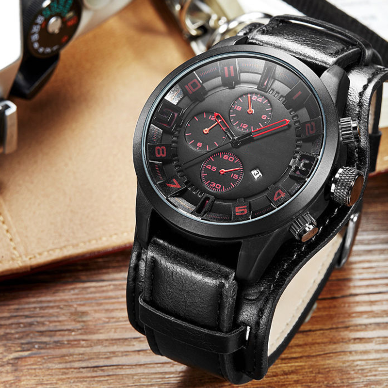 📢📢50% OFF !! ⏰Men's Casual Large Dial Quartz Watch