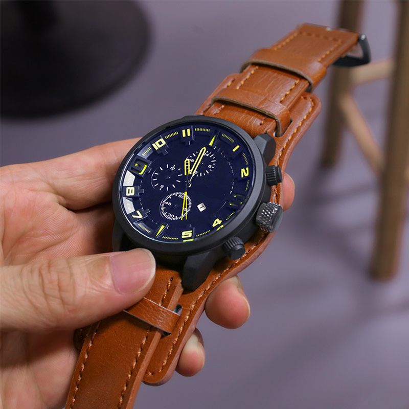 📢📢50% OFF !! ⏰Men's Casual Large Dial Quartz Watch