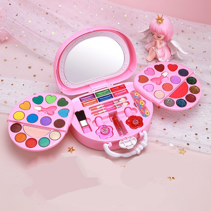 🎁2026 New Arrivals 50% OFF💥Kids Washable Makeup Toy Set with Portable Pink Handbag
