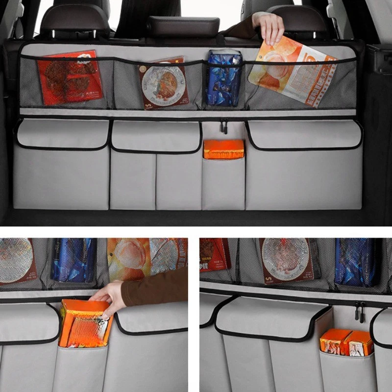 ⏳50% OFF NOW!📦 Car Trunk Storage Bag, Hanging Organiser – Large Capacity, Space-Saving & Durable Oxford Fabric🚗