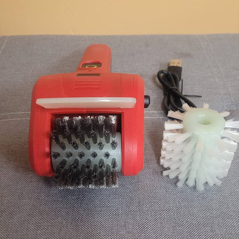 🔥Electric Grill Cleaner with Rotating Steel Brush