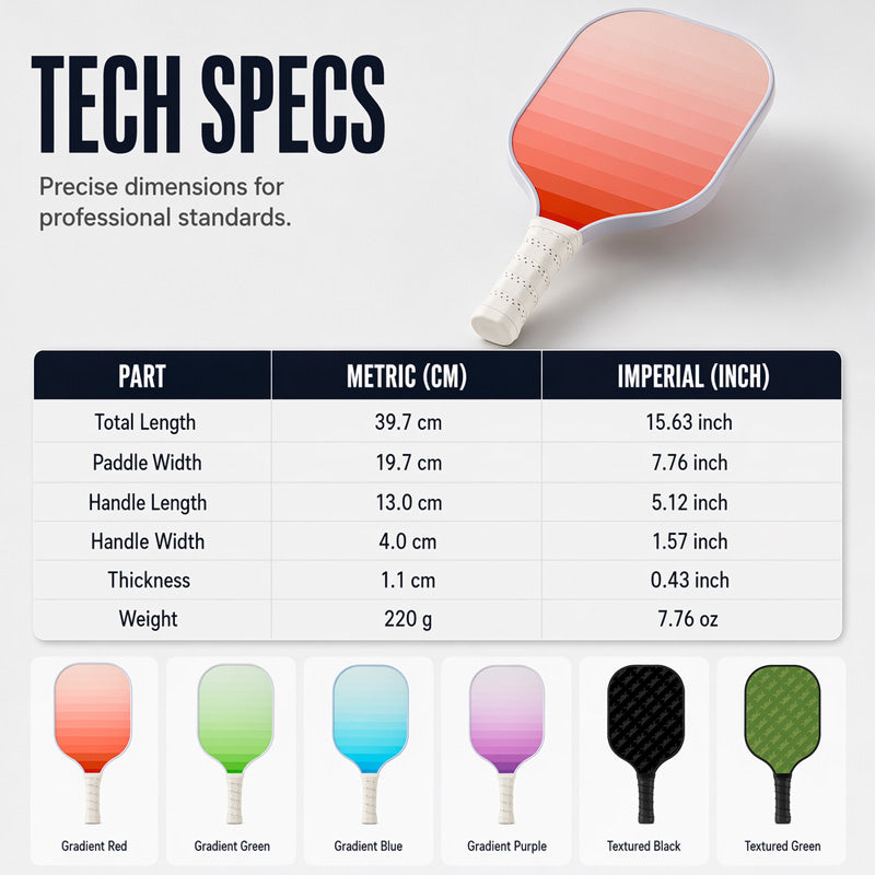 Lightweight Performance Pickleball Paddle