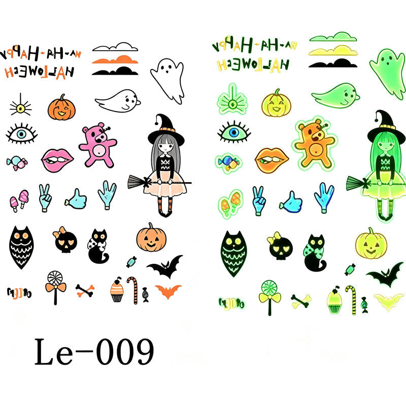 📢📢50% OFF !! ⏰ Light Up Your Halloween Look! Glow-in-the-Dark Temporary Tattoos | Waterproof & Fun Party Accessories