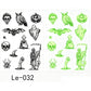 📢📢50% OFF !! ⏰ Light Up Your Halloween Look! Glow-in-the-Dark Temporary Tattoos | Waterproof & Fun Party Accessories