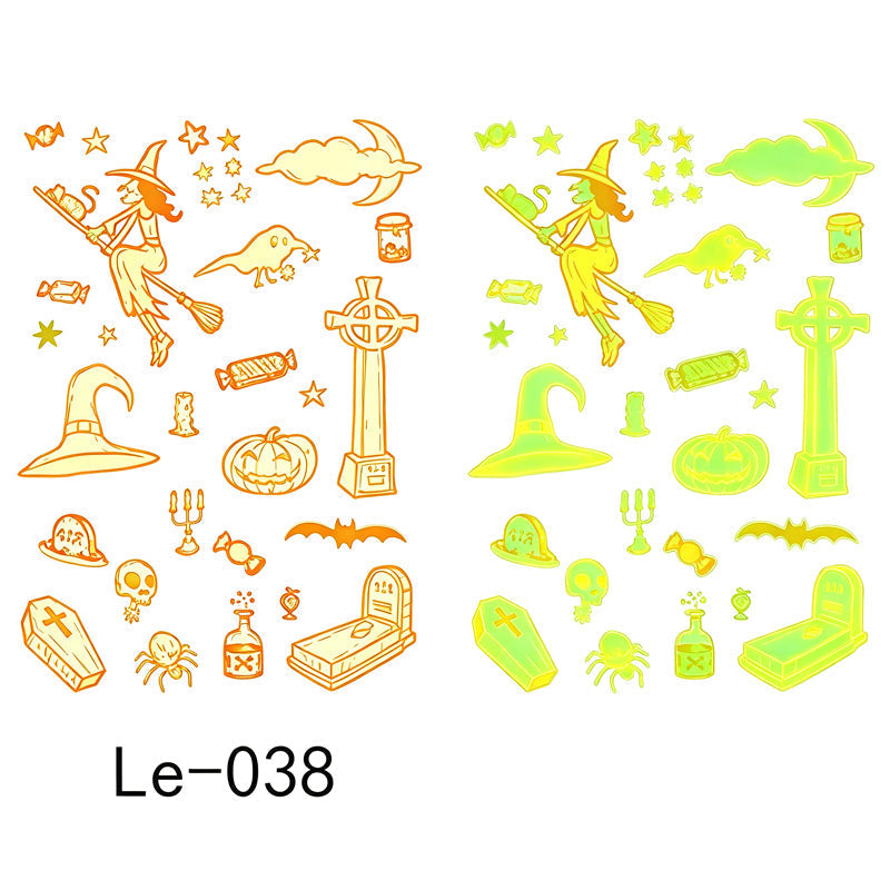 📢📢50% OFF !! ⏰ Light Up Your Halloween Look! Glow-in-the-Dark Temporary Tattoos | Waterproof & Fun Party Accessories
