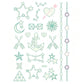 📢📢50% OFF !! ⏰ Light Up Your Halloween Look! Glow-in-the-Dark Temporary Tattoos | Waterproof & Fun Party Accessories