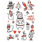📢📢50% OFF !! ⏰ Light Up Your Halloween Look! Glow-in-the-Dark Temporary Tattoos | Waterproof & Fun Party Accessories