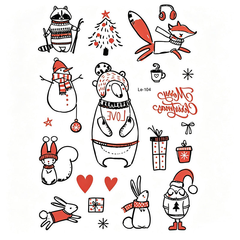 📢📢50% OFF !! ⏰ Light Up Your Halloween Look! Glow-in-the-Dark Temporary Tattoos | Waterproof & Fun Party Accessories