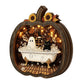Halloween Wooden Pumpkin Tabletop Decor