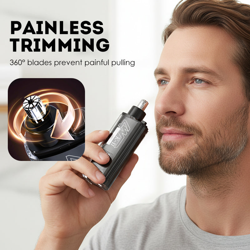 📢50% OFF !! ⏰Nose & Ear Hair Trimmer with LED Display