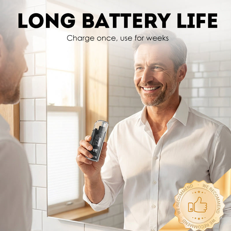 📢50% OFF !! ⏰Nose & Ear Hair Trimmer with LED Display