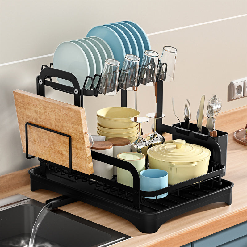 🍽️ 2026 Sale — Over 58,600 Sold! 💧 Double-Layer Kitchen Tableware Drying Rack