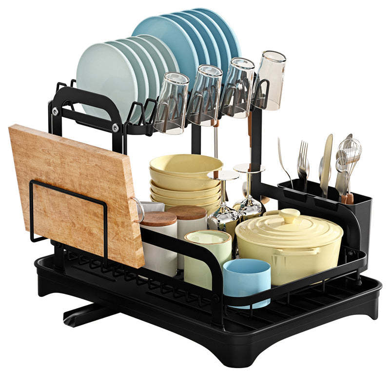 🍽️ 2026 Sale — Over 58,600 Sold! 💧 Double-Layer Kitchen Tableware Drying Rack