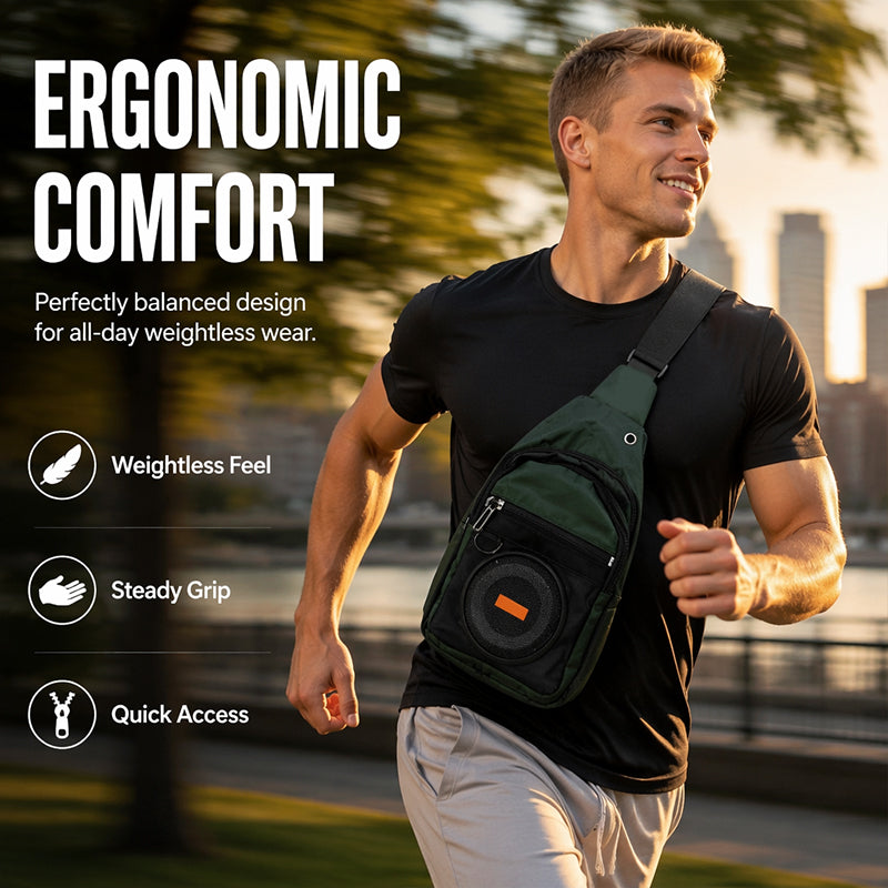📢📢50% OFF !! ⏰Portable Bluetooth Speaker Bag with LED Lights