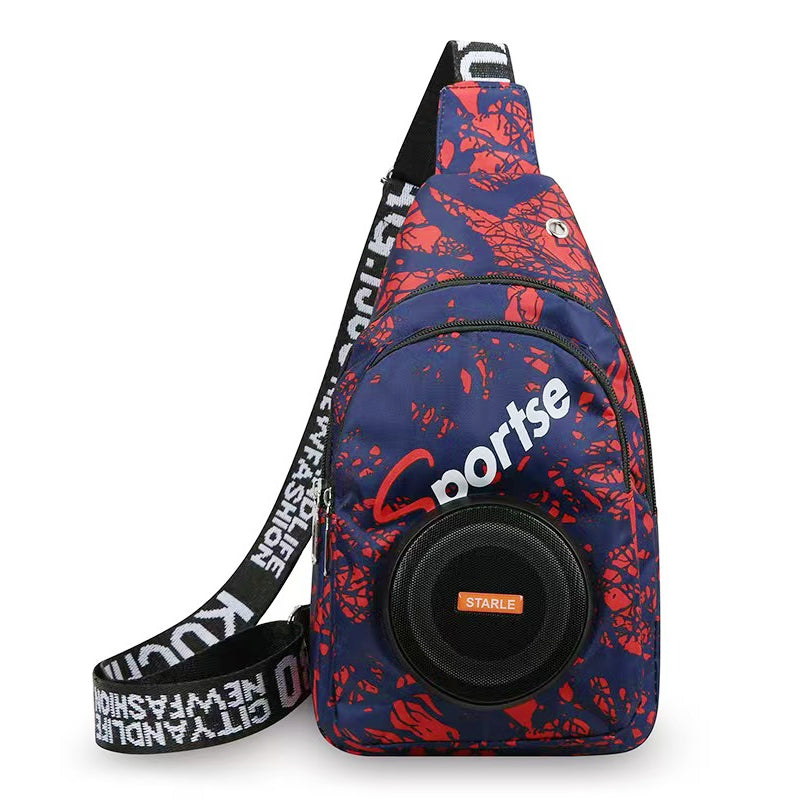 📢📢50% OFF !! ⏰Portable Bluetooth Speaker Bag with LED Lights