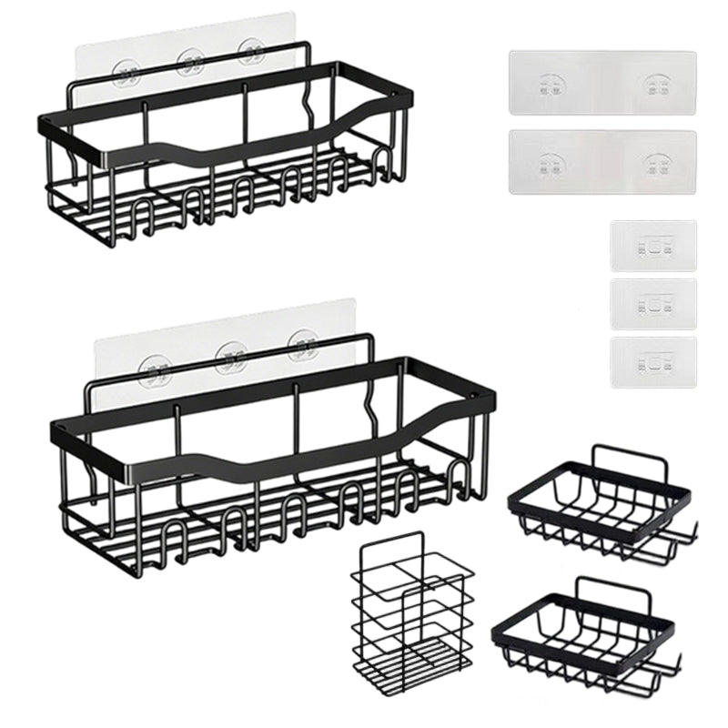 Drill-Free Bathroom Shelf Set
