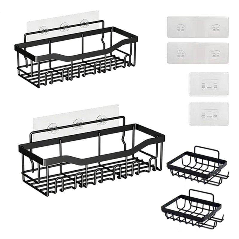 Drill-Free Bathroom Shelf Set