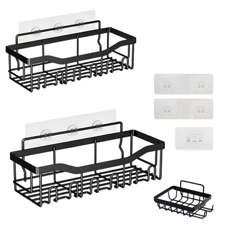 Drill-Free Bathroom Shelf Set