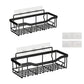 Drill-Free Bathroom Shelf Set