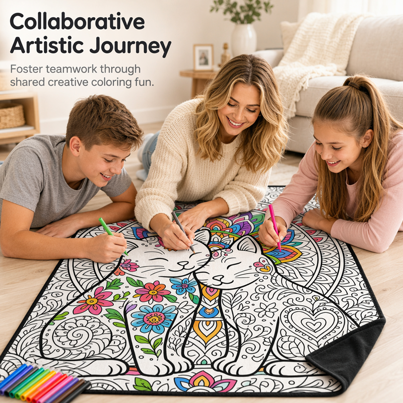 DIY Kids' Coloring Blanket