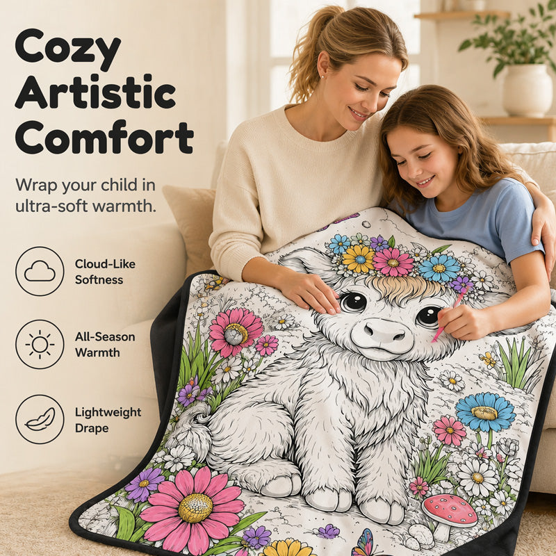 DIY Kids' Coloring Blanket