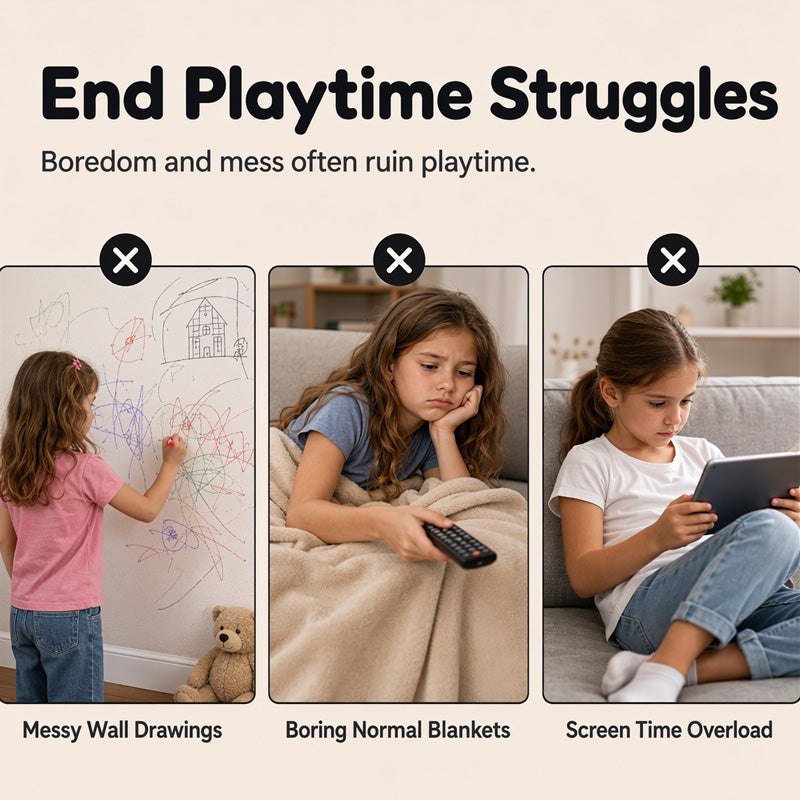 DIY Kids' Coloring Blanket