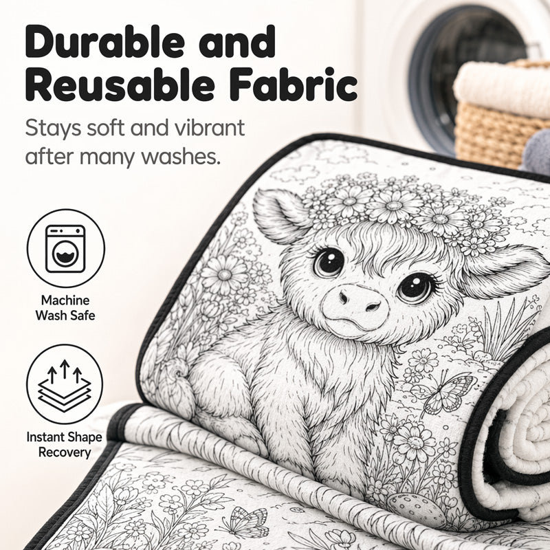 DIY Kids' Coloring Blanket