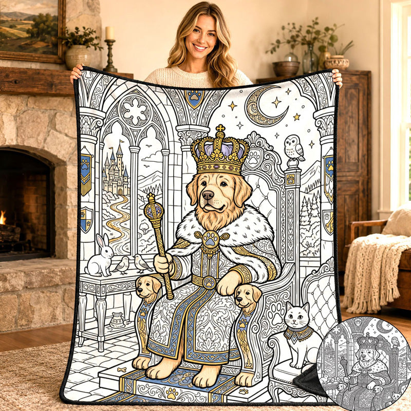 DIY Kids' Coloring Blanket
