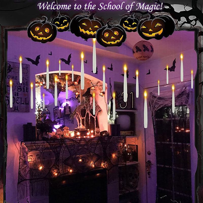 Halloween Decorations-Floating Candles with Wand