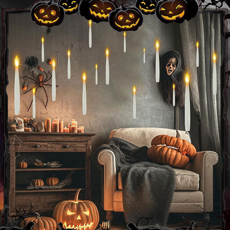 Halloween Decorations-Floating Candles with Wand