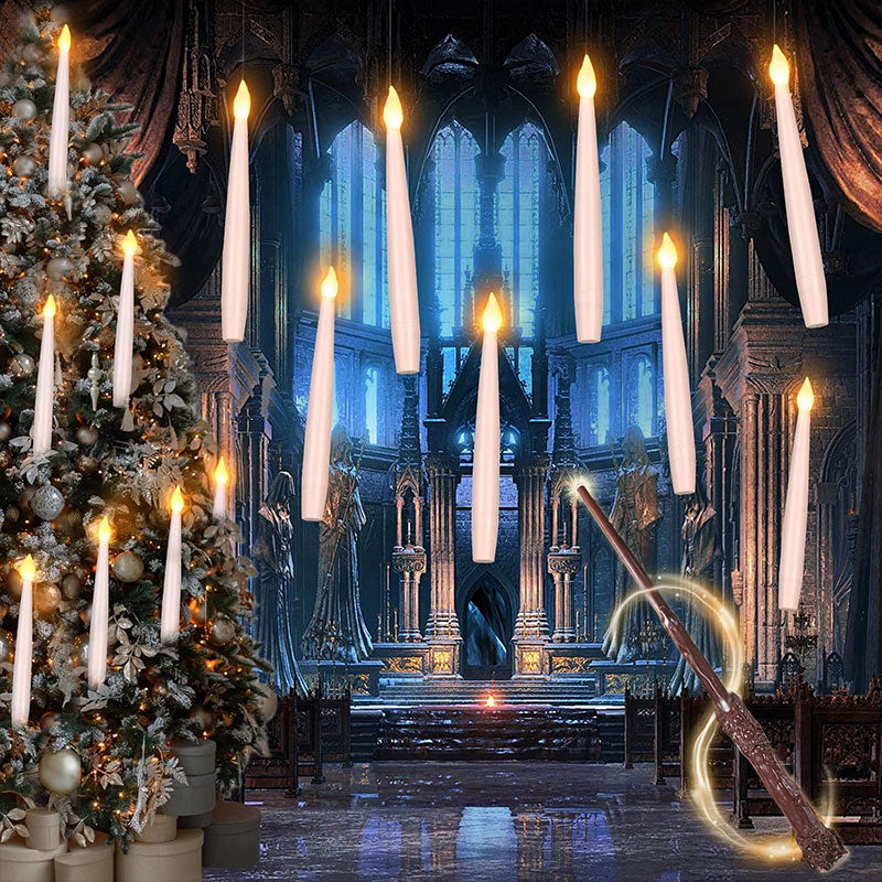 Halloween Decorations-Floating Candles with Wand