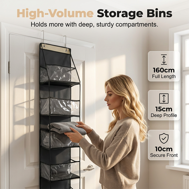 🏆LAST DAY 50% OFF🌟🎁Space-Saving Over-Door Organizer
