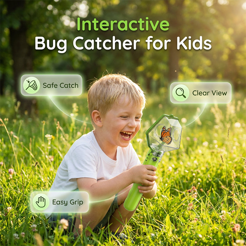 🛍️ 50% OFF! ✨ Interactive Bug Catcher for Kids – Clear Observation Window, Ergonomic Handle & Safe Catch-Release Design – Educational Outdoor Toy for Curious Explorers 🔍