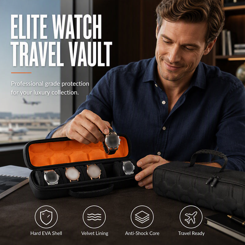 Portable Watch Travel Case
