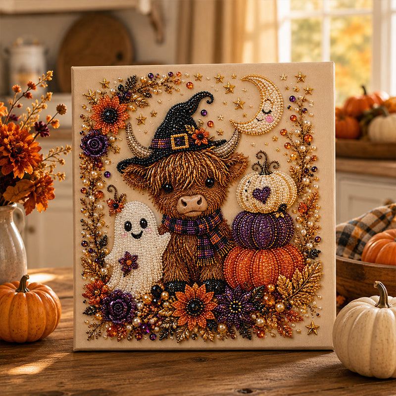 ⏳🔥LIMITED-TIME 50% OFF! ⏰Halloween Ghost Pearl Art DIY Kit