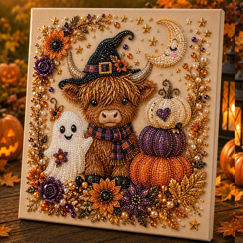 ⏳🔥LIMITED-TIME 50% OFF! ⏰Halloween Ghost Pearl Art DIY Kit