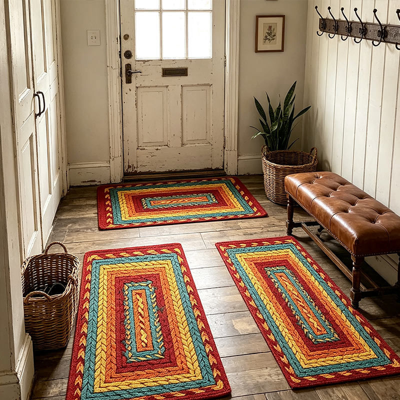 Elegant Woven Runner Rug