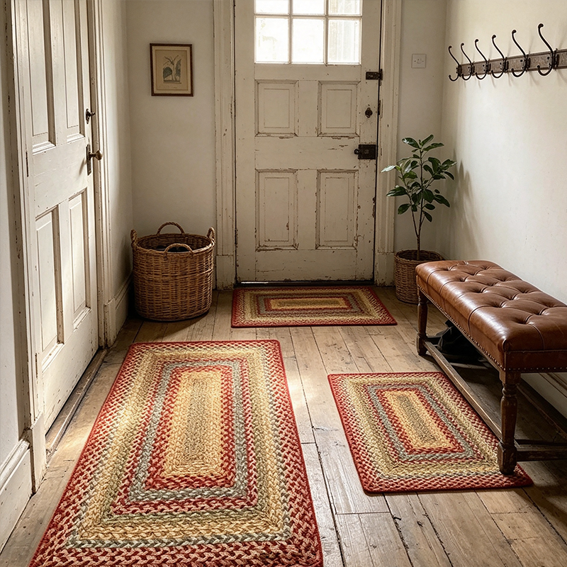 Elegant Woven Runner Rug