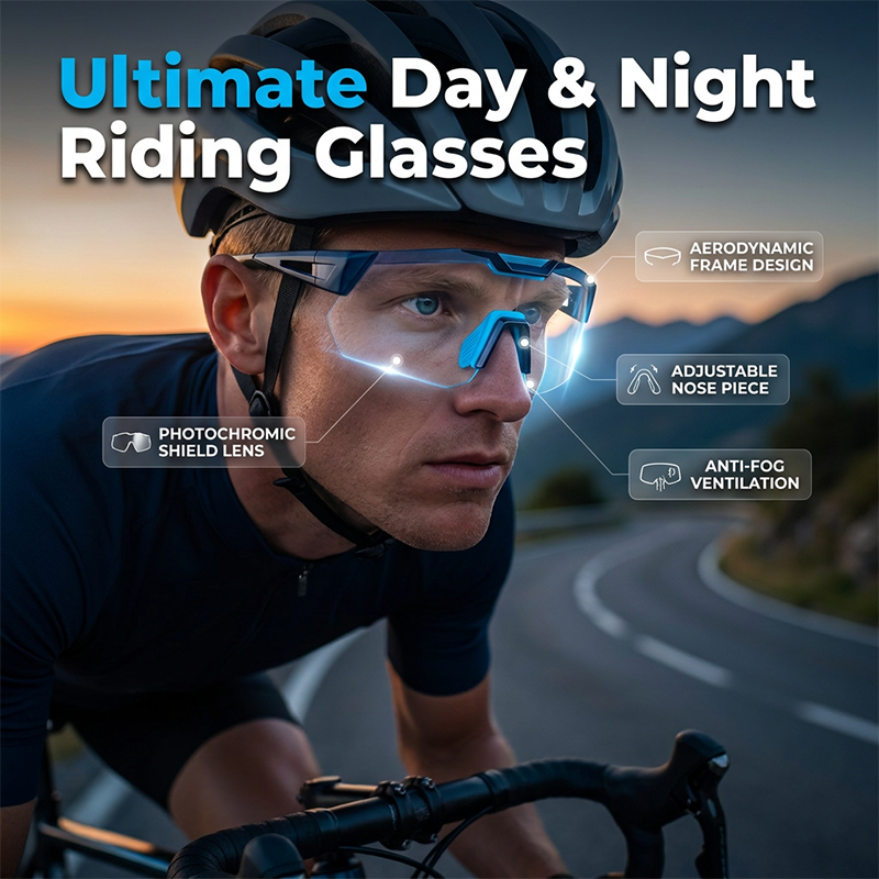 🎉 2026 Sale — Over 23,600 Sold!🚴 Stylish Day & Night Riding Glasses✨