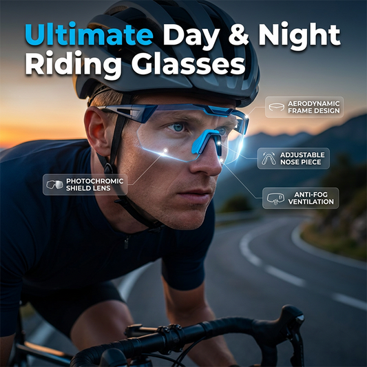 🎉 2026 Sale — Over 23,600 Sold!🚴 Stylish Day & Night Riding Glasses✨