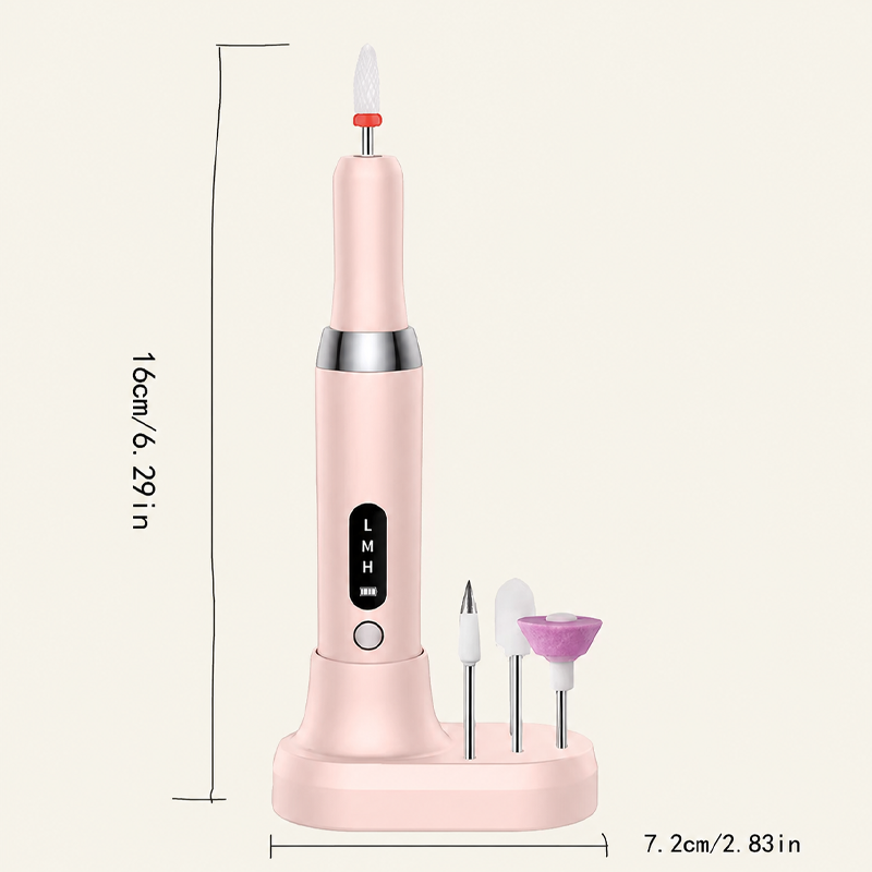 💅 Salon-Grade Manicures, No Wires Attached – Cordless Nail Drill with Charging Dock. UK Stock