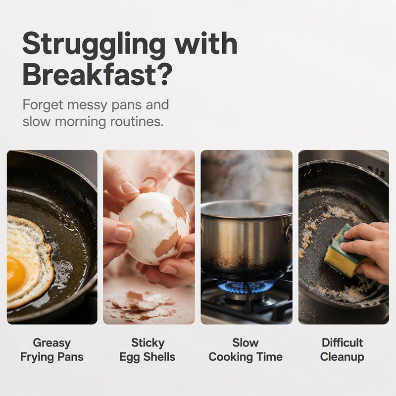 🥚 50% OFF NOW! ⏱️ Microwave Egg Cooker – Perfect poached eggs in 2 mins, no oil & splash-proof – Quick, healthy & mess-free breakfast 🌿
