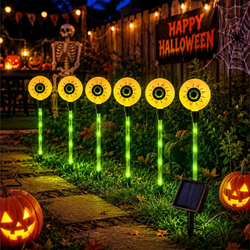 Waterproof Halloween Pumpkin Stake Lights 