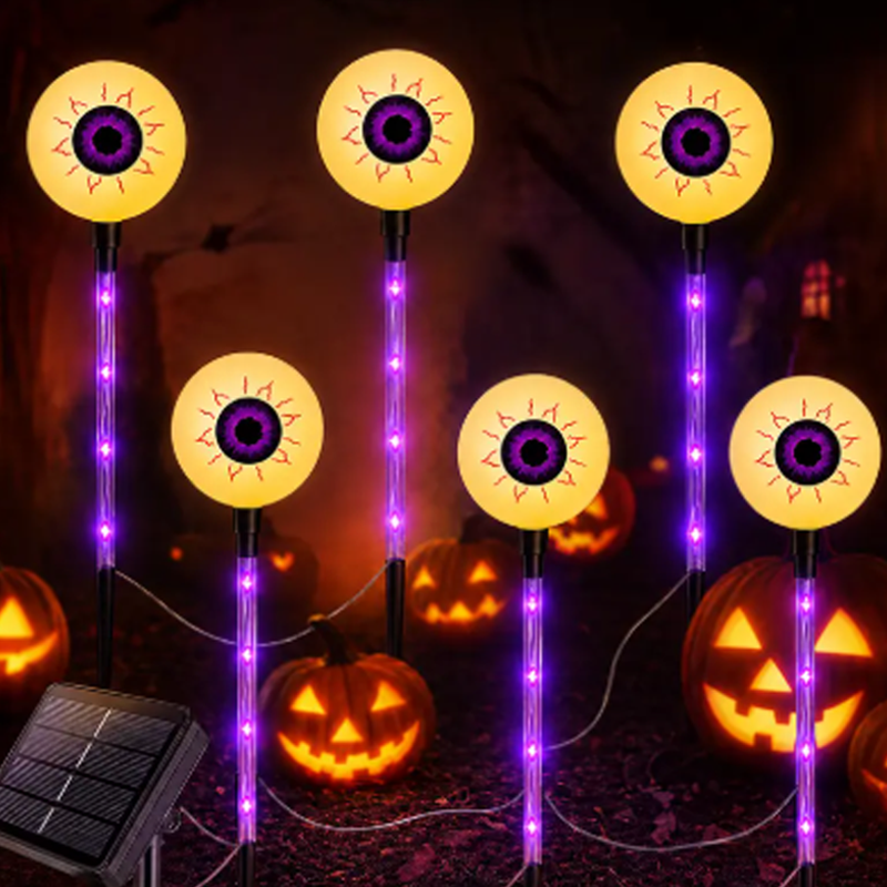 Waterproof Halloween Pumpkin Stake Lights 